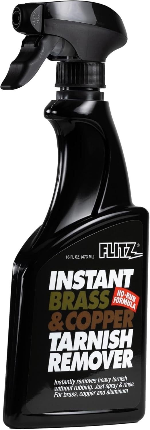Instant Brass and Copper Tarnish Remover – 16oz Bottle of -Made Organic Rust …