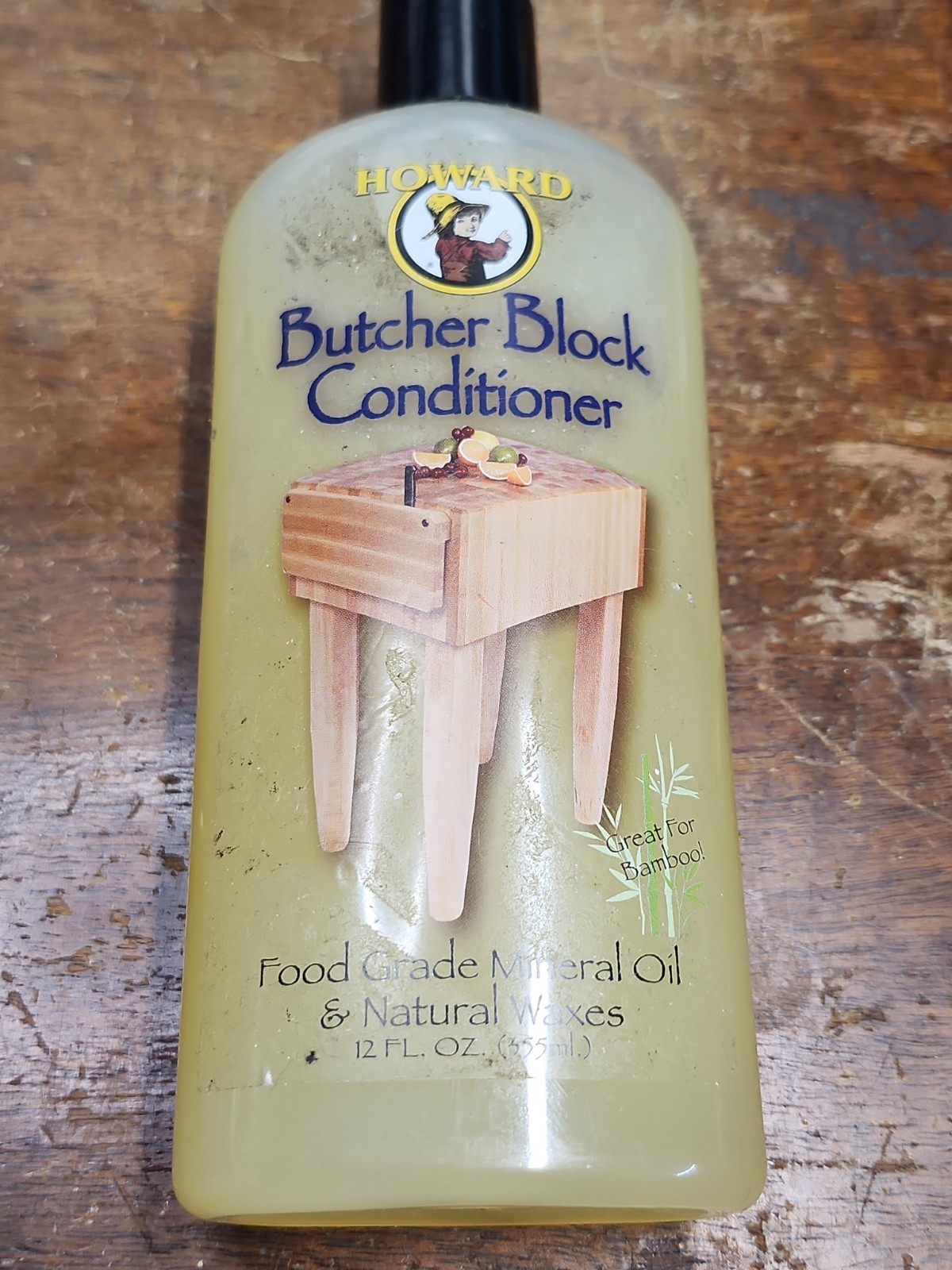 Howard Products Butcher Block Conditioner and Oil Food Grade – 12 Fl Oz