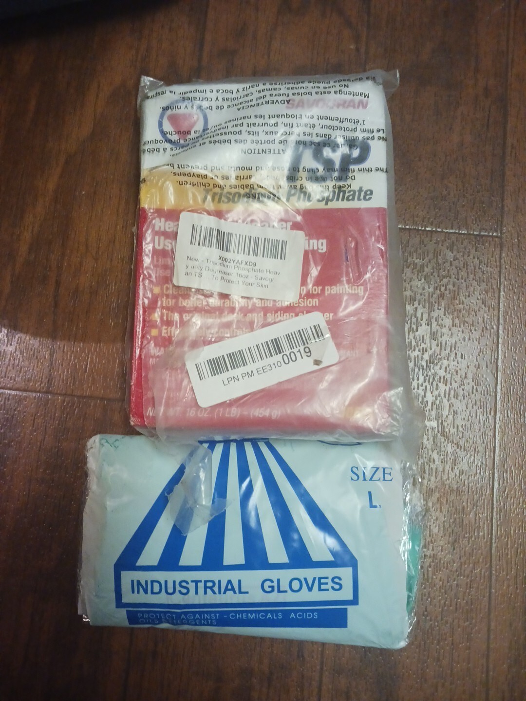 Trisodium PHOSPHATE Cleaning Powder And Gloves 1 pound SAVOGRAN 10621 Box 1 Lbs