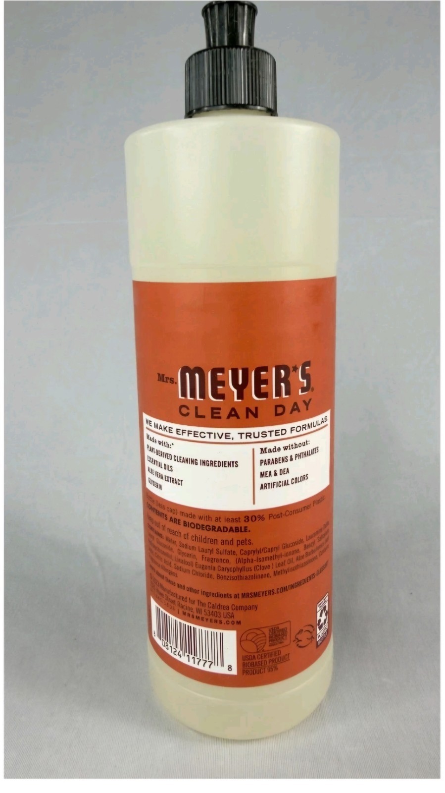 Mrs Meyers Clean Day Fall Leaves Scent Dish Soap Limited Edition NEW