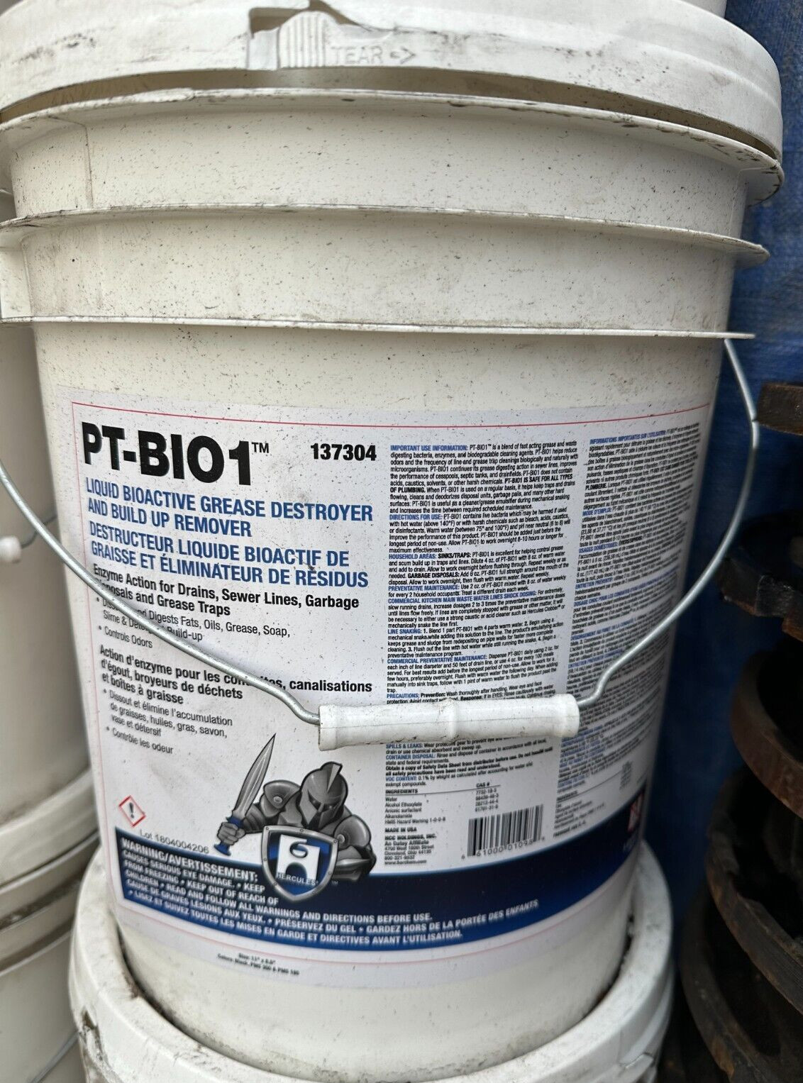 640 oz. Cloroben PT-BIO1 Liquid Bioactive Grease Destroyer & Build Up Remover