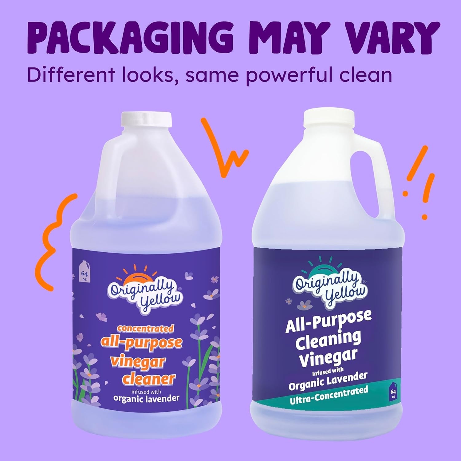Originally Yellow Lemon Vinegar For Cleaning Purpose | USA Made All Purpose Clea