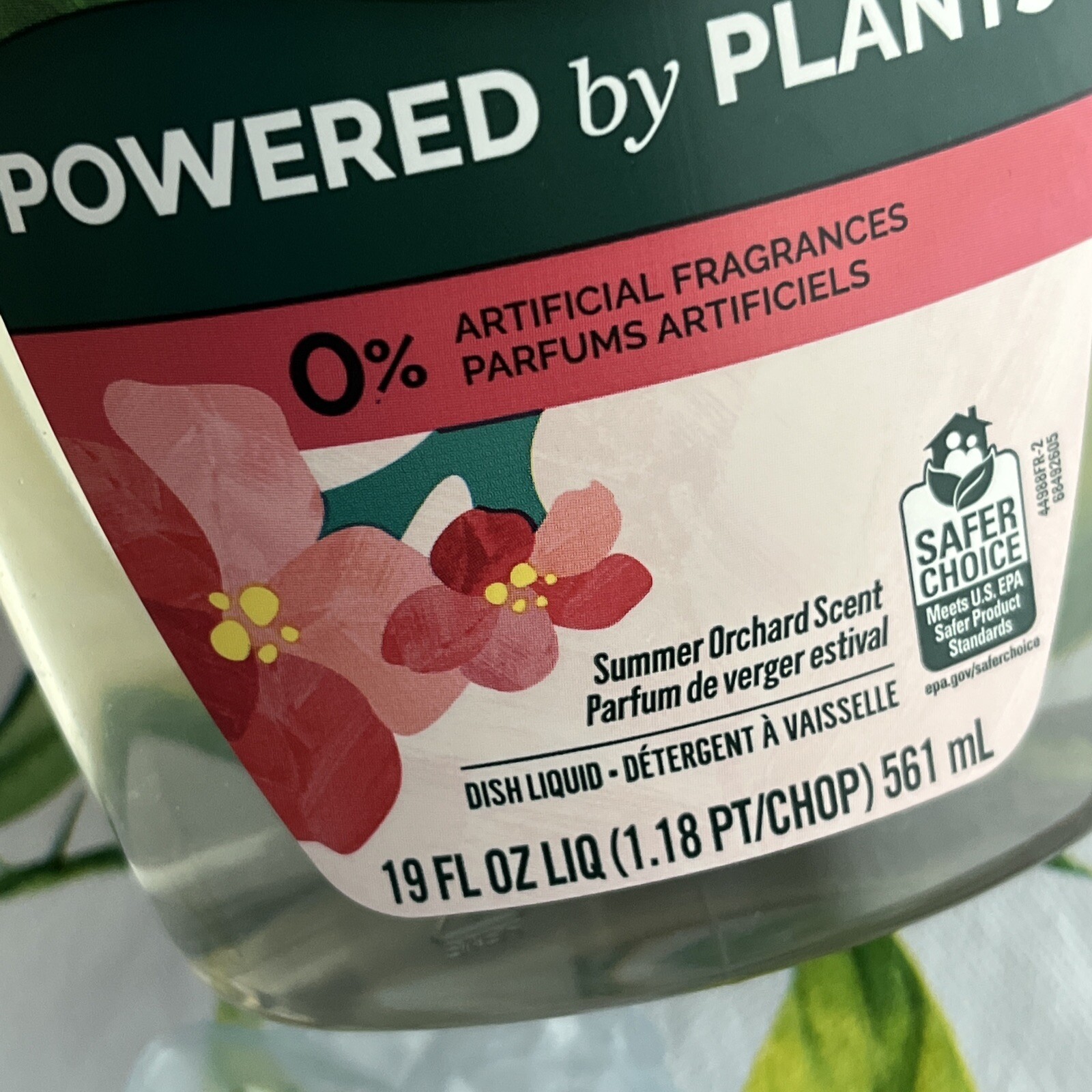 Seventh Generation SUMMER ORCHARD SCENT Dish Soap Powered By Plants 3 x 19fl.oz