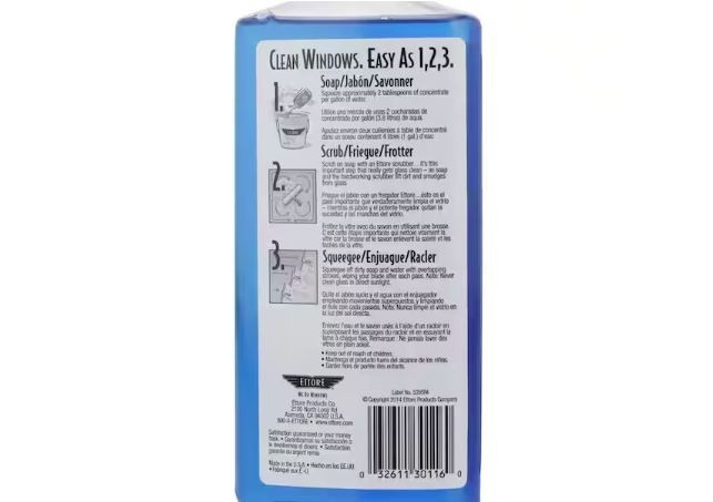2 PACK 16 oz Squeegee Off Window Cleaning Soap – Streak-Free Glass Cleaner