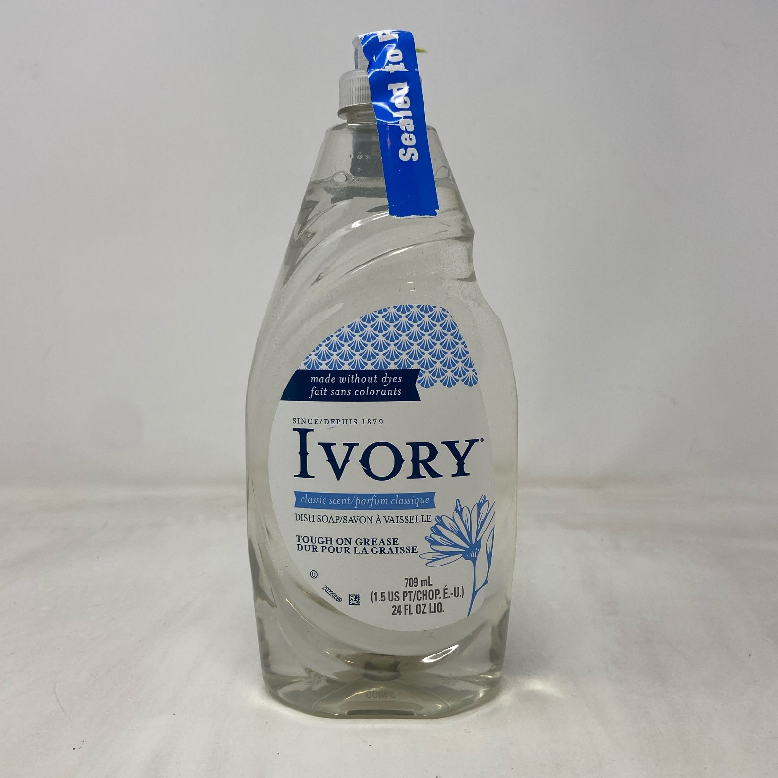 Ivory Classic Scent Dish Soap, Clear, 24 fl oz
