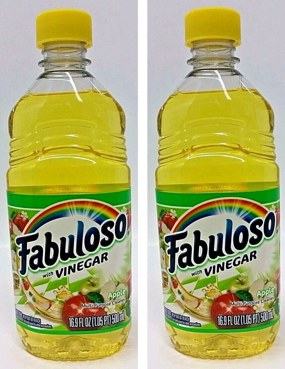 (LOT 2 Bottles)Fabuloso VINEGAR APPLE All Purpose Cleaner 16.9 ozEa Bottle NEW