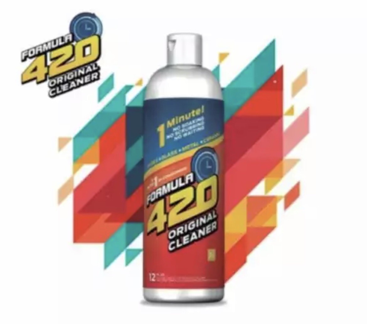 Formula 420 All Purpose Cleaner – 12oz Bottles (6-Pack) for Glass & Metal