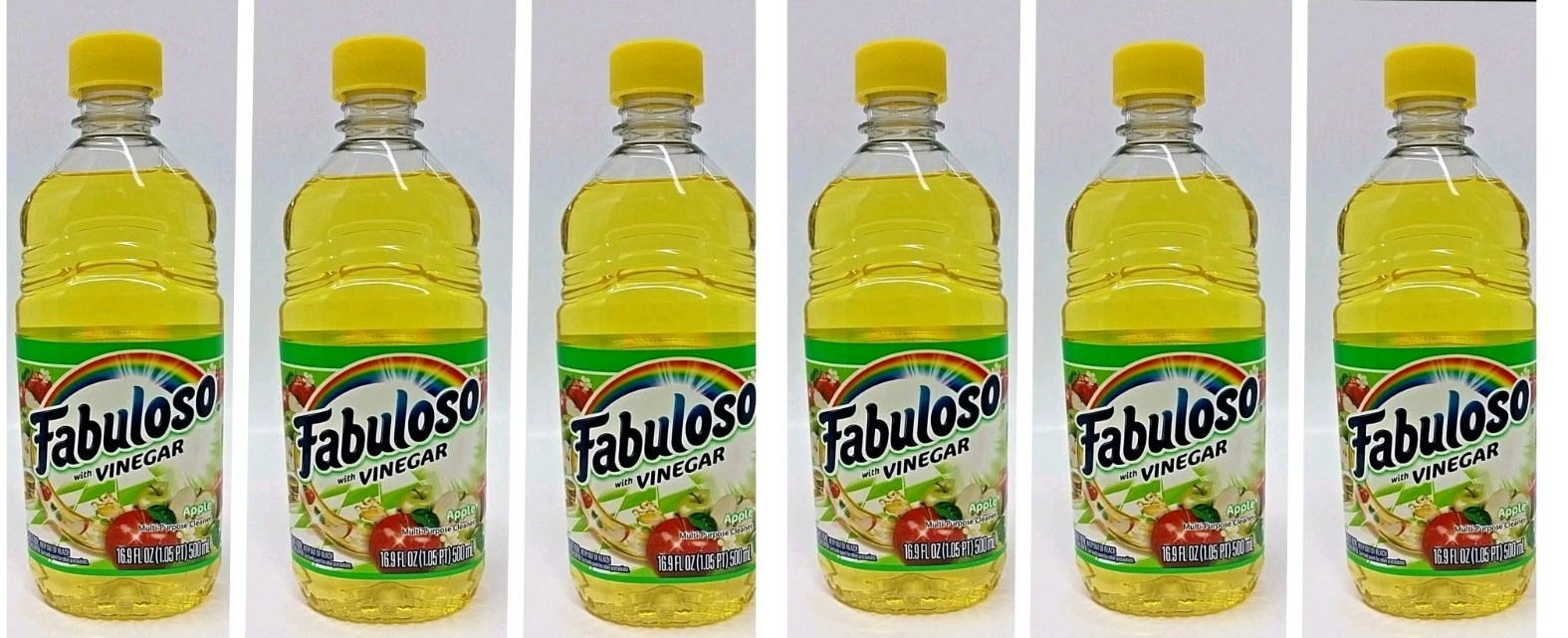 (LOT 2 Bottles)Fabuloso VINEGAR APPLE All Purpose Cleaner 16.9 ozEa Bottle NEW