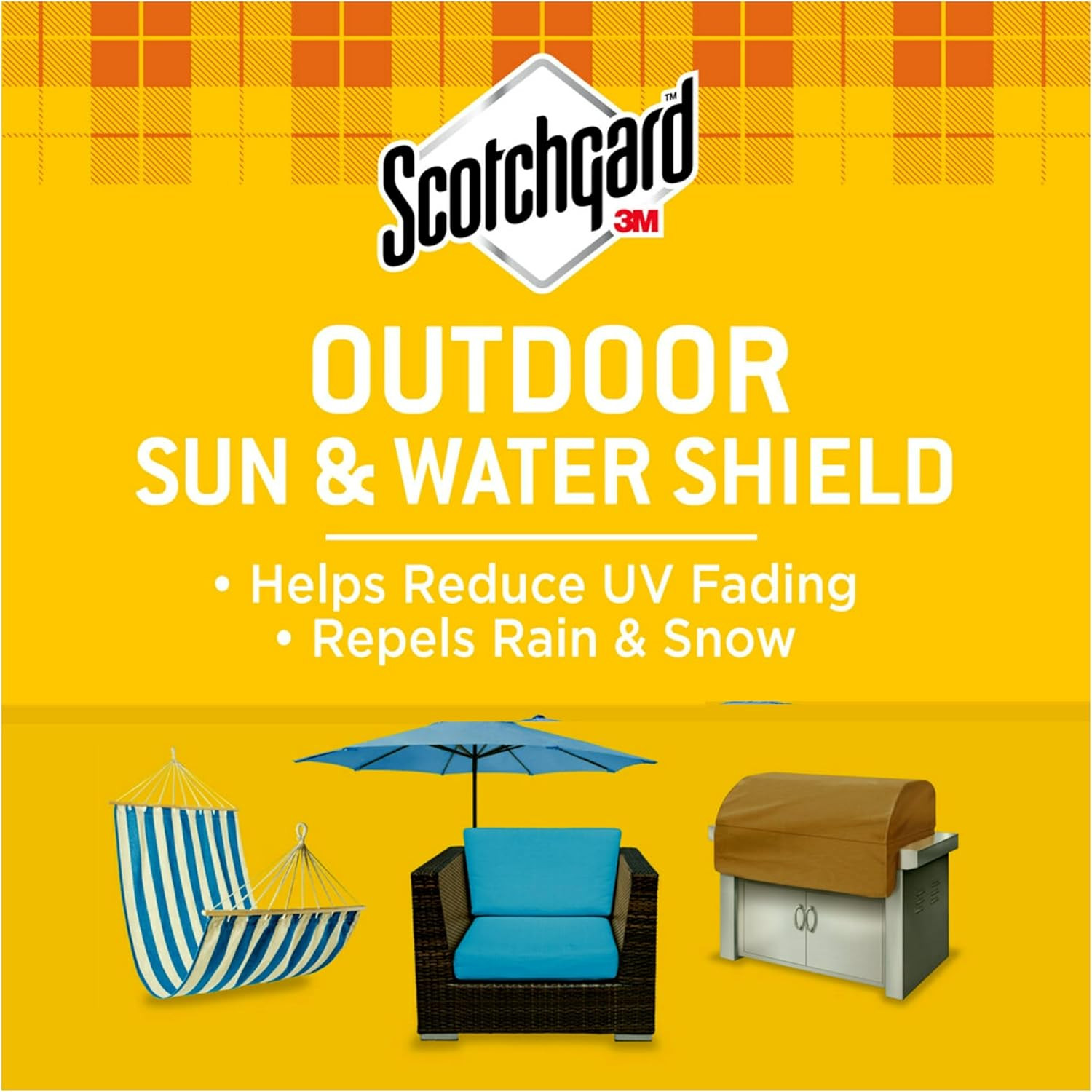 Scotchgard Outdoor Water and Sun Shield Fabric Spray Water Repellent UV 10.5 oz