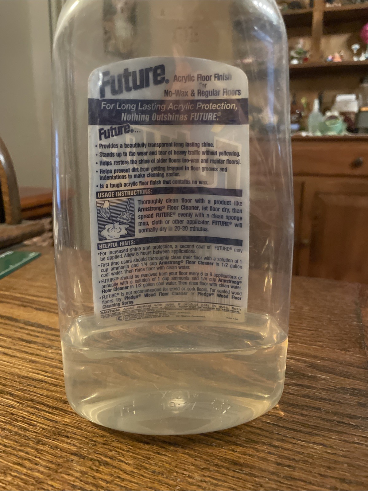 SC JOHNSON FUTURE PREMIUM FLOOR FINISH 27 FL OZ DISCONTINUED FORMULA