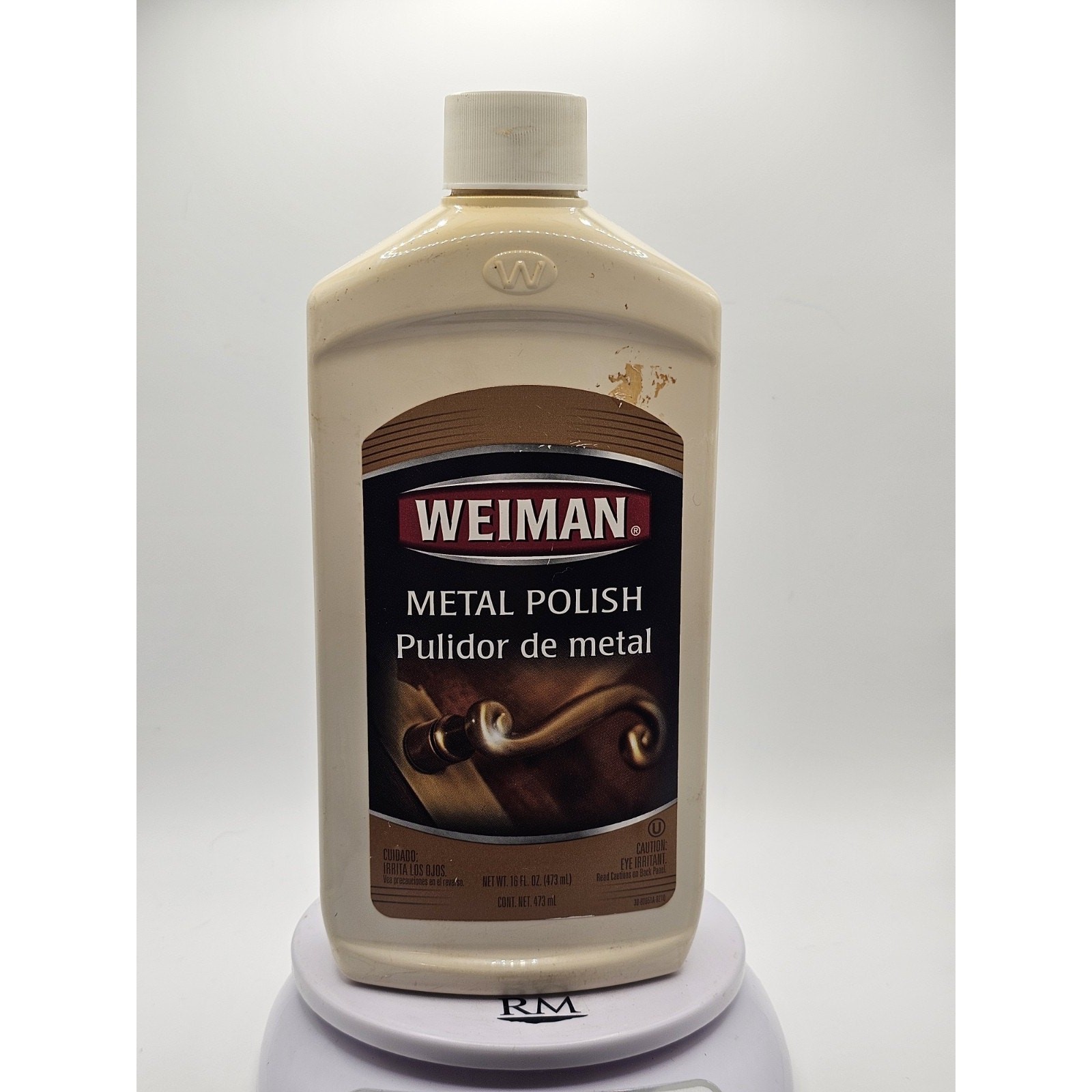 USED Weiman Metal Polish Chrome Brass Nickel Discontinued 8oz HTF
