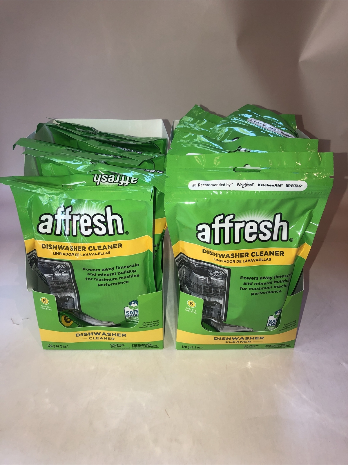 Affresh Dishwasher Cleaner, 72 Tablet (12 PACK-6 in Each) Free Shipping.