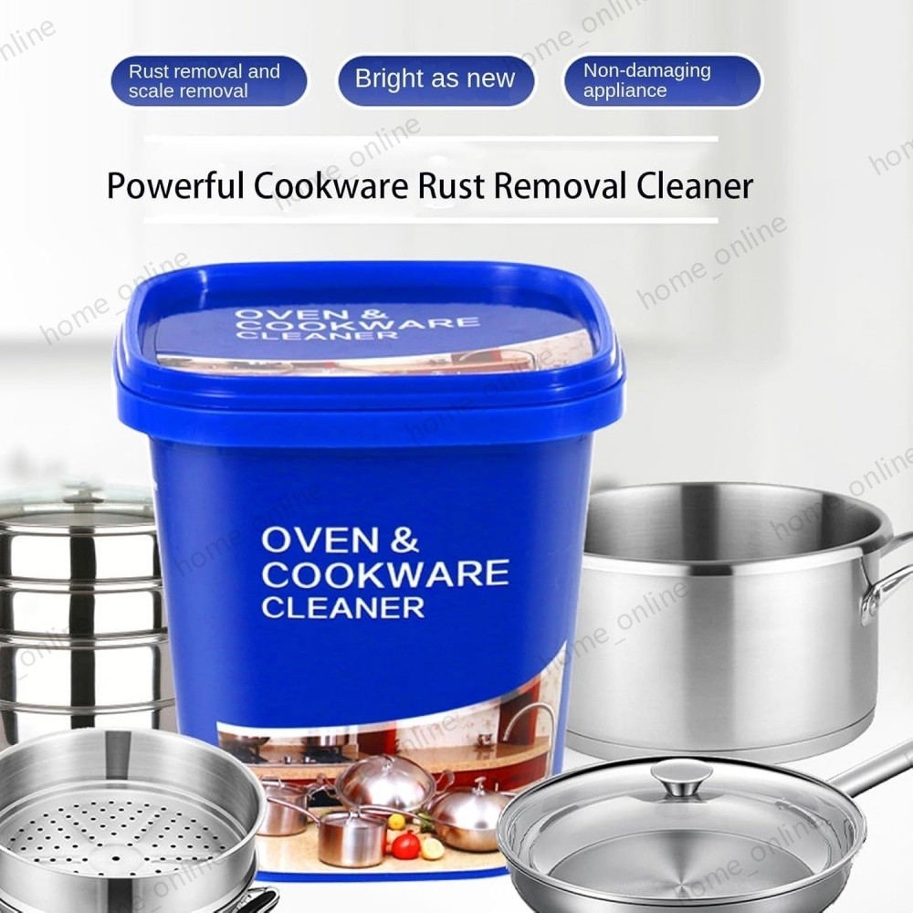 Cookware Cleaning Paste Stainless Steel Pot Pan Kitchen Cleaner Detergent US