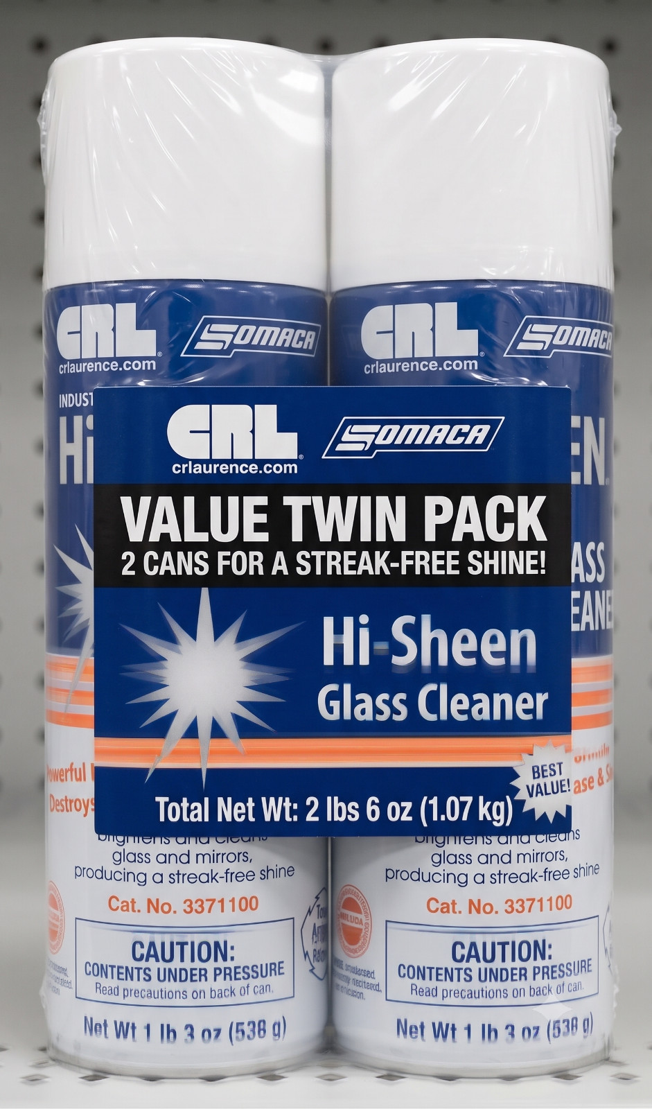 CRL Hi – SHEEN INDUSTRIAL GLASS CLEANER SET OF 2- 19 OZ CANS