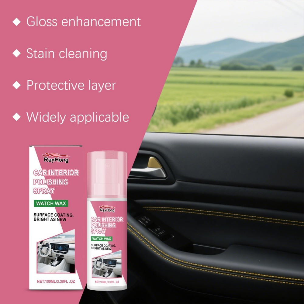 1/2/3/5X Polishing Cleaner Car Interior, Car Interior Detailer And Cleaner 100ML