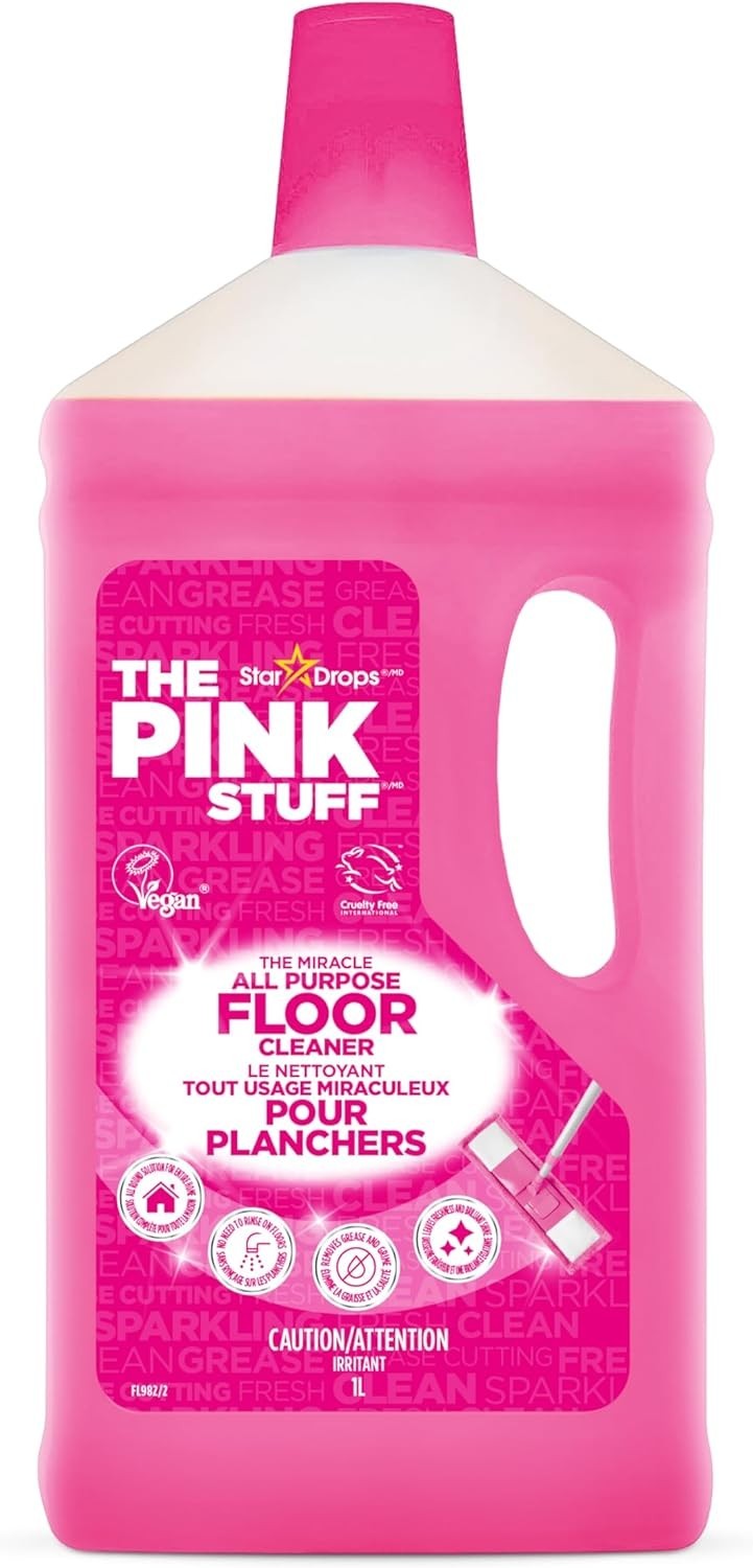 Stardrops The Pink Stuff Miracle All Purpose Floor Cleaner Stain Remover 33.8 Oz