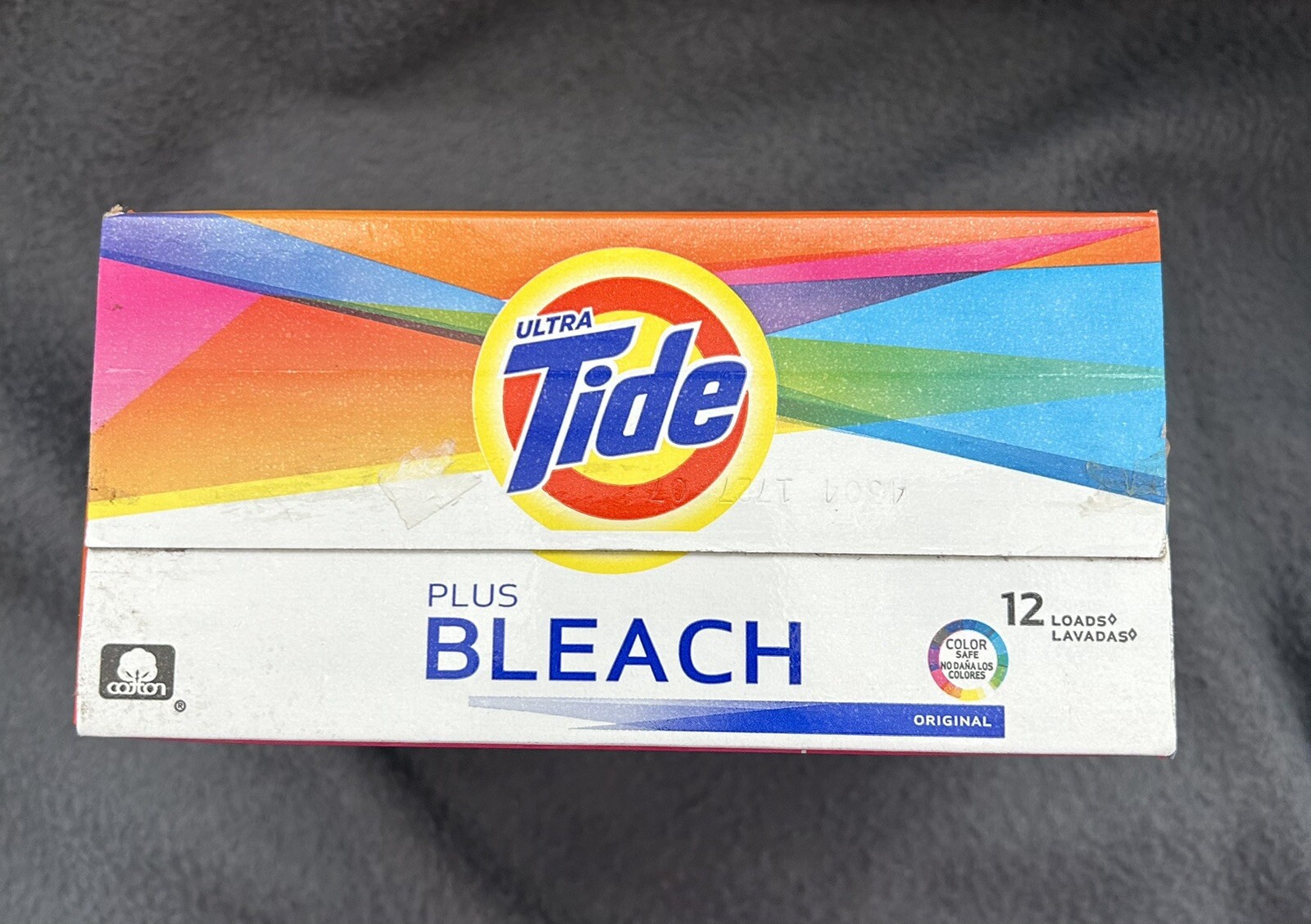 2 Tide Plus Bleach Acti-Lift Crystals Laundry Detergent Powder 21 oz each New
