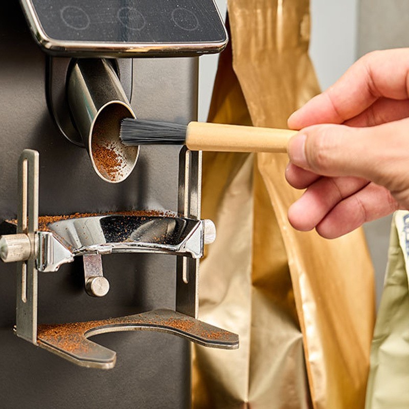 1pc Practical Eco-Friendly Coffee Grinder Cleaning Brushes for Coffee Shop Bar