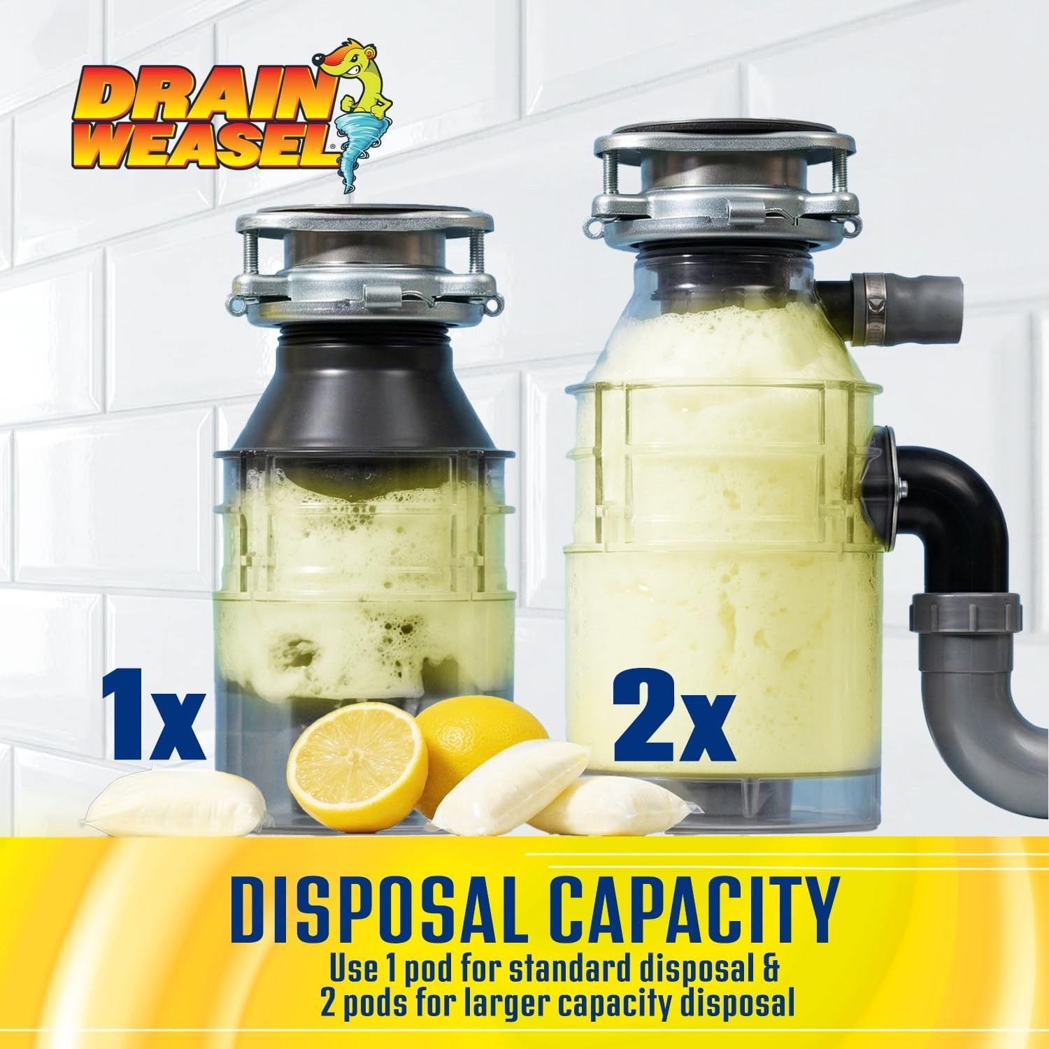 Septic-Safe Garbage Disposal Pods – Foaming Action for Odor-Free Kitchen