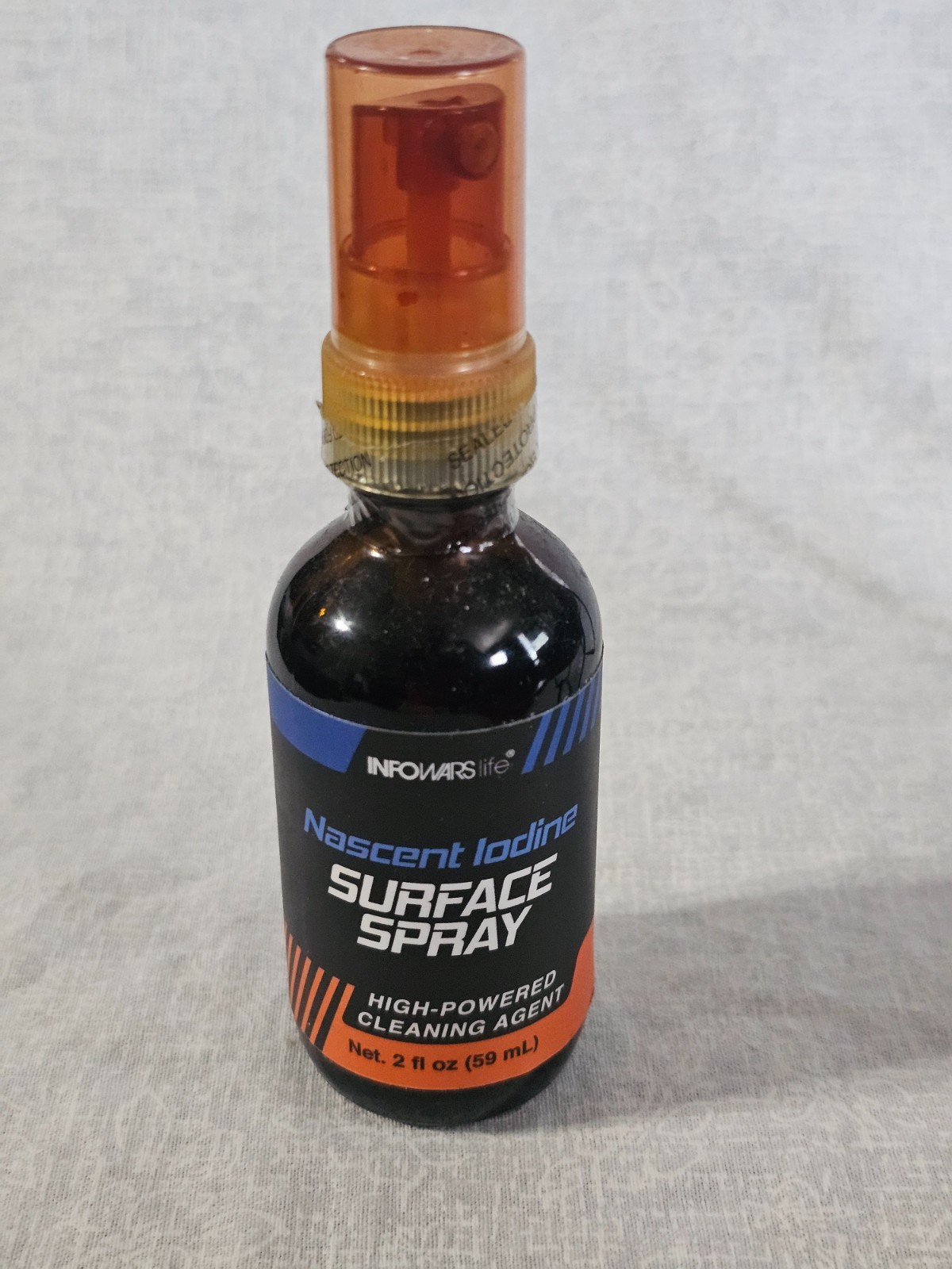 Infowars Nascent Iodine Surface Spray Cleaning Agent 2oz Factory Sealed