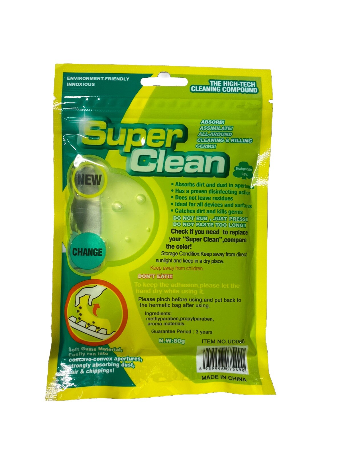 4 Super Clean Universal Cleaning Gel for PC Tablet Laptop Keyboard Dirt Cleaner