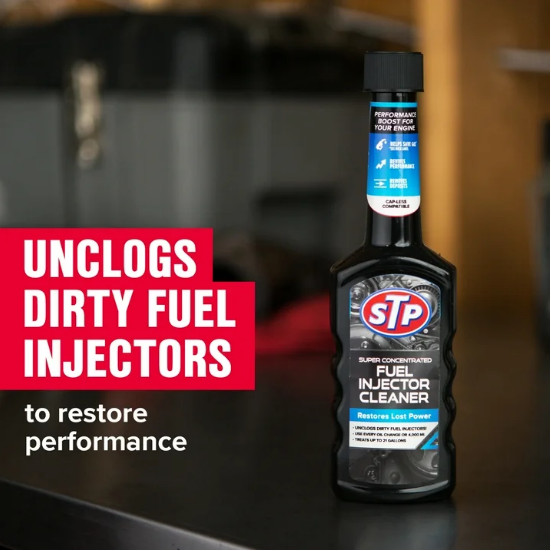 2Pcs STP Super Concentrated Fuel Injector Cleaner – 5.25 fl oz Best Fuel Cleaner