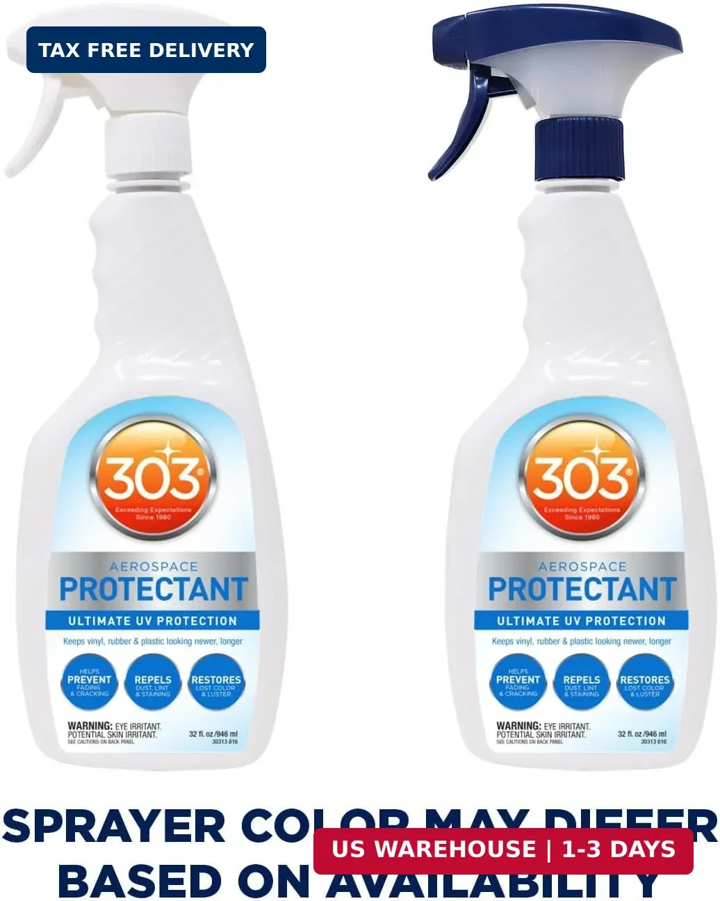 303 Aerospace Protectant for Vinyl, Plastic & Rubber, 32 oz | Provides UV protec