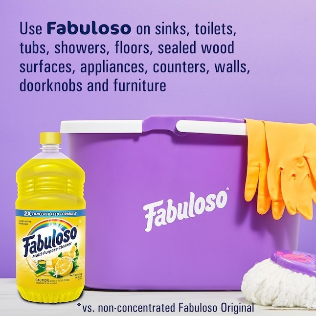 Fabuloso Multi-Purpose Cleaner, Floor Cleaner, Pineapple Scent, 56 fl oz