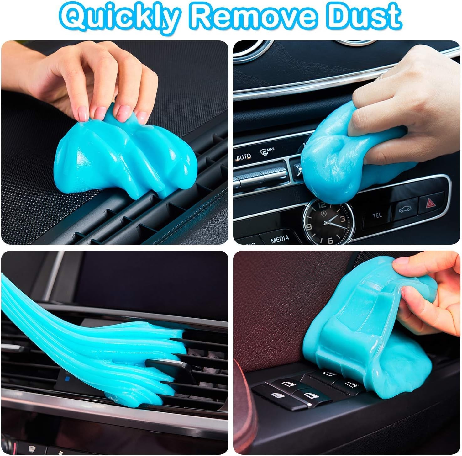 PULIDIKI Car Cleaning Gel Car Clean Putty, Universal Car Interior Cleaner Slime,