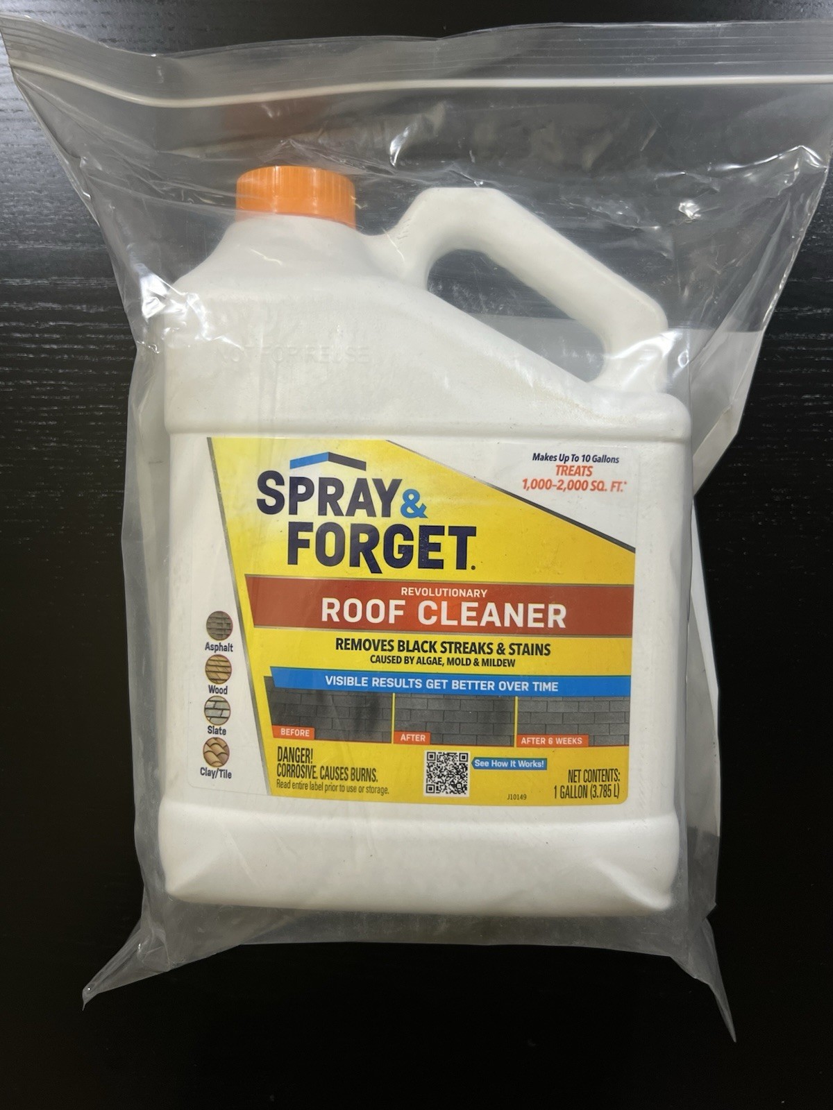 Spray & Forget 1 Gal. Revolutionary Roof Cleaner Concentrate