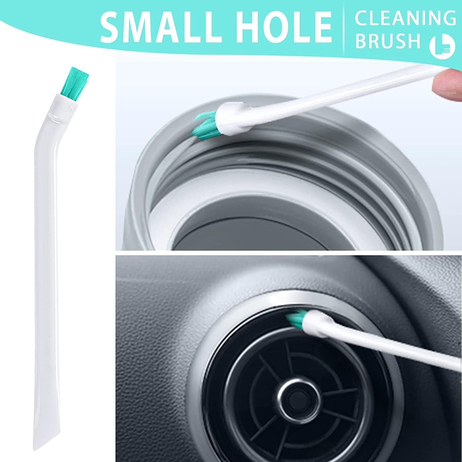 Small Cleaning Brushes Set, 4 pcs Crevice Household Cleaning Tool for Window Tra