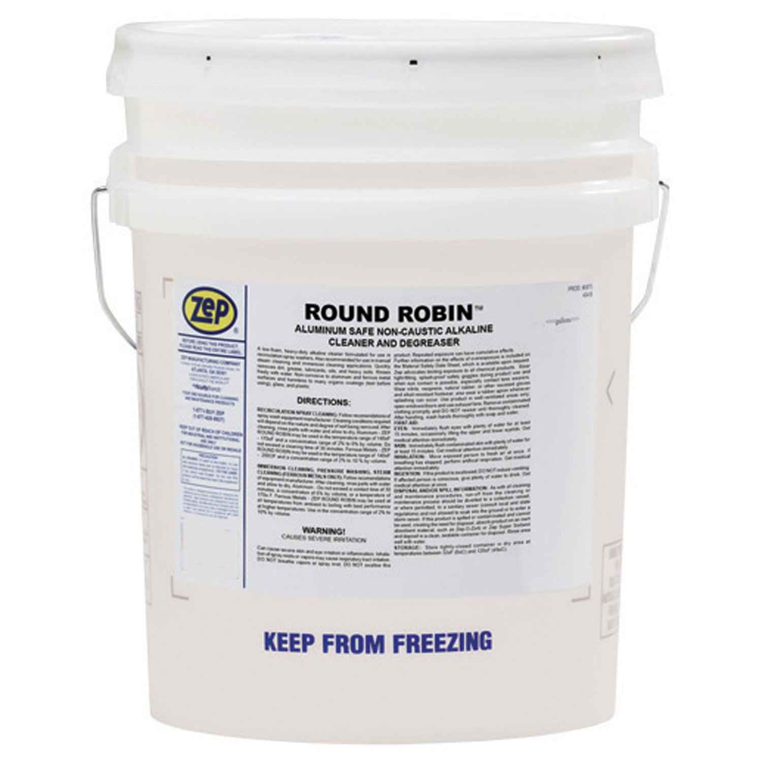 Zep Round Robin Alkaline Cleaner & Degreaser – 5 Gal (Each) – 790835 – Aluminum