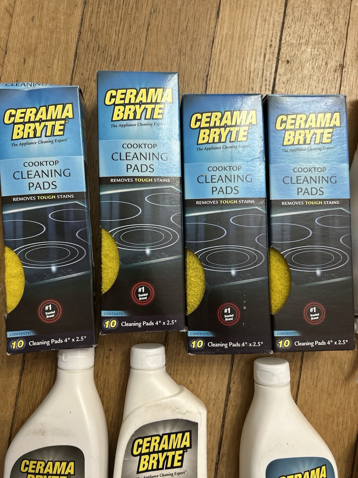 NEW Lot Of 22 Cerama Bryte Cleaning Supplies Stainless Steel Dishwasher Sink