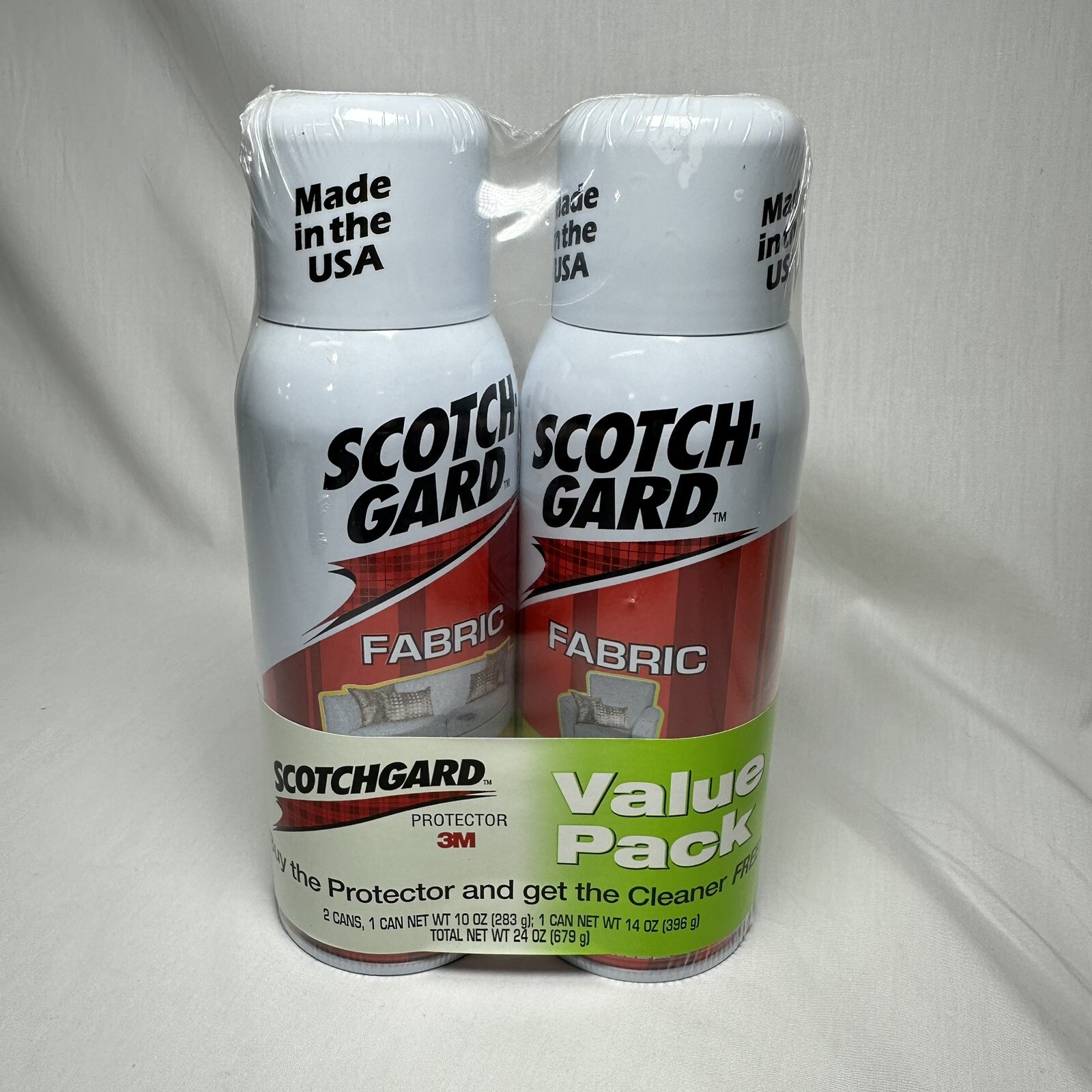 Scotchgard Fabric protector and cleaner 2 pack 3M 20 oz 14 oz New Sealed