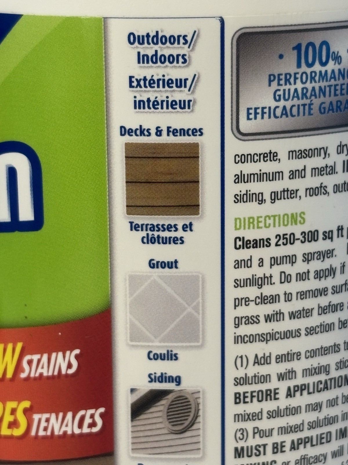 Concrobium Mold Stain Eraser 22.9 oz Eliminates Stains Powder DISCONTINUED