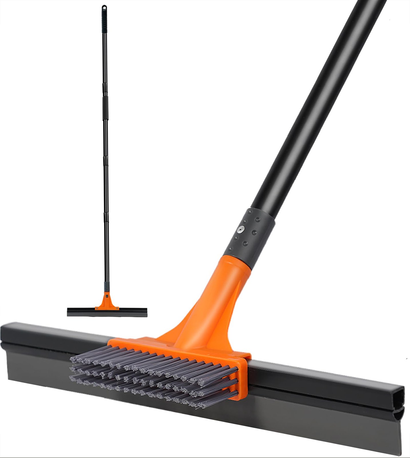 Floor Squeegee for Concrete Floor,Heavy Duty Shower Garage Floor Squeegee Bro…