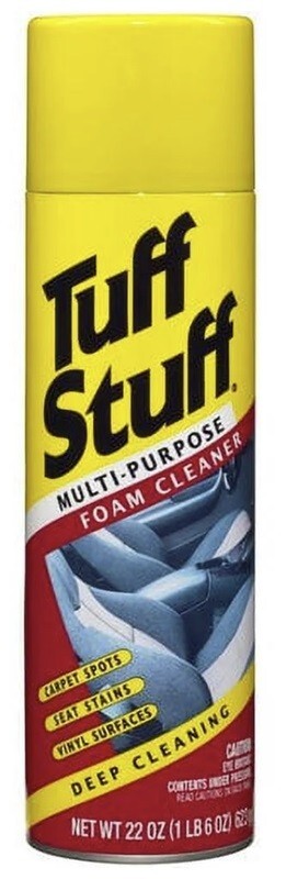 Tuff Stuff 13147WB Multi-Purpose Auto Interior & Carpet Foam Cleaner, 22 oz