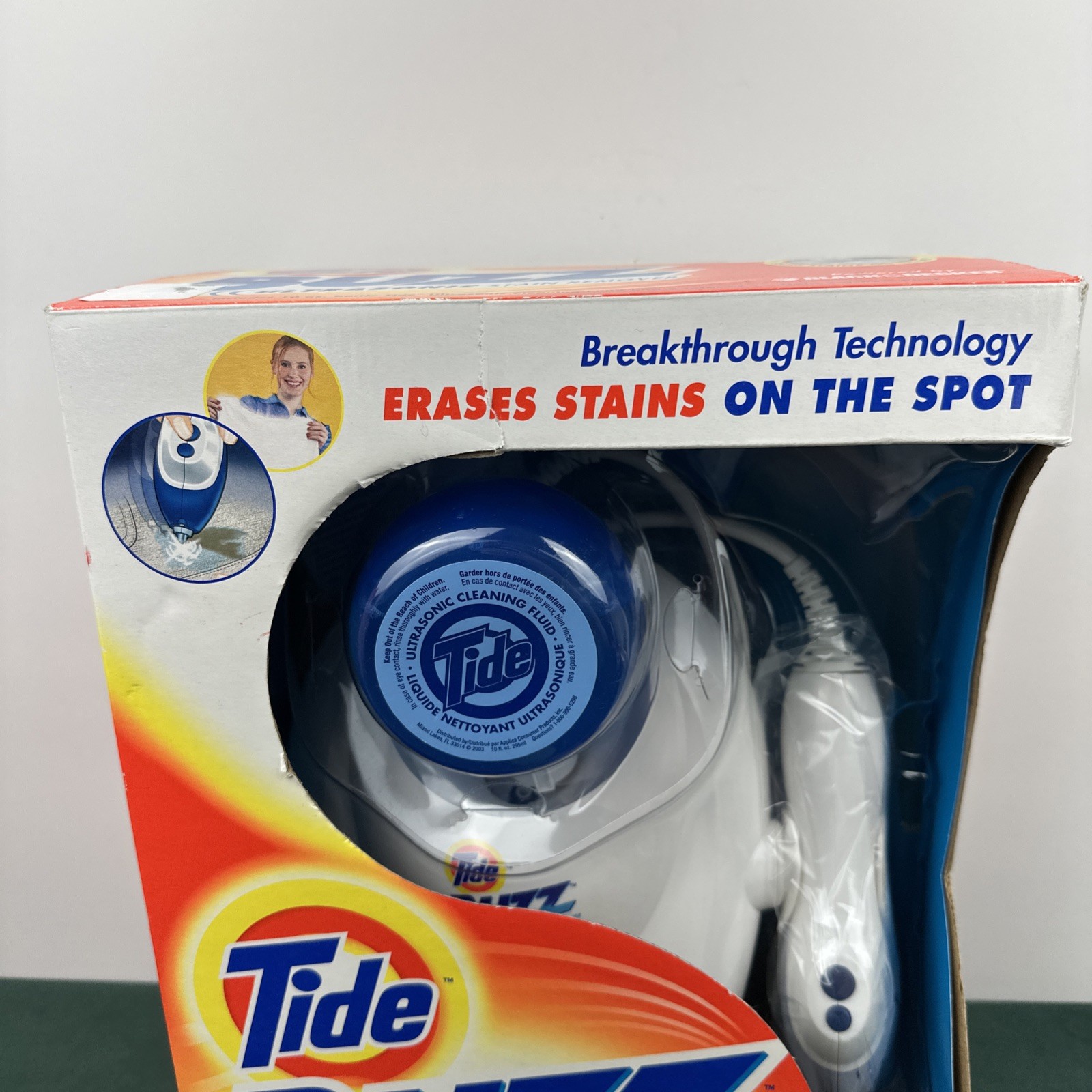 NEW BLACK+DECKER Tide Buzz Ultrasonic Stain Remover +NEW Refill Pack Bottle Pads