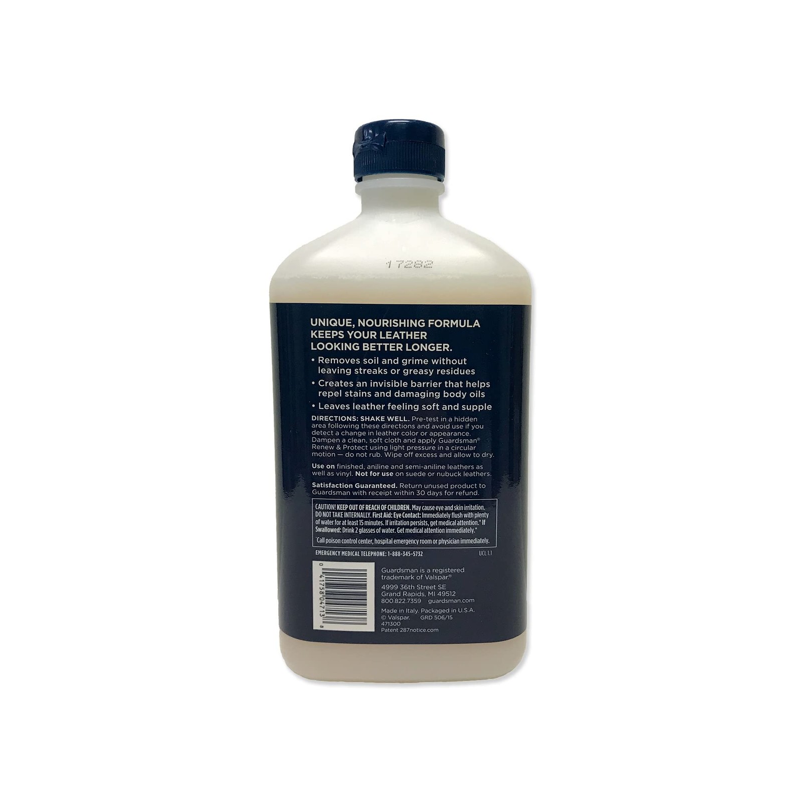 Renew Protect Leather Cleaner Conditioner 16 Fl Oz 3 in 1 Care Solution