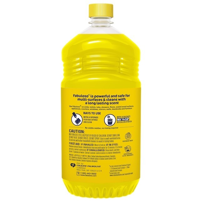 Fabuloso Multi-Purpose Cleaner, Floor Cleaner, Pineapple Scent, 56 fl oz