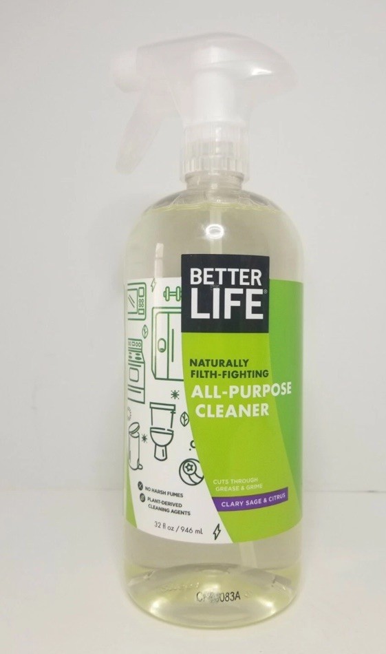 *Better Life All-Purpose Cleaner, Clary Sage & Citrus, 32 fl oz (946 ml)