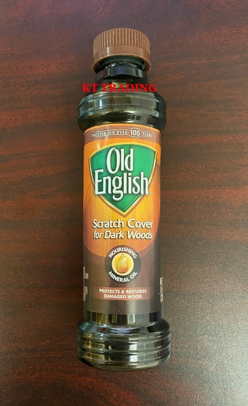 OLD ENGLISH Scratches Nicks Cover For Medium / Dark Woods ~Polish & Restorer 8oz