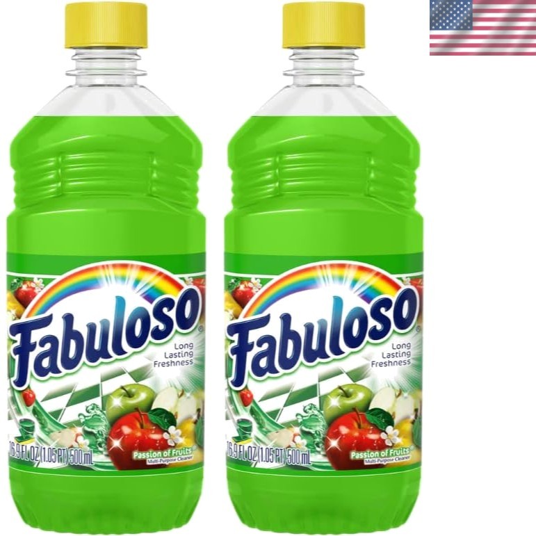 Versatile Passion of Fruits Multi-Purpose Cleaner – 16.9 Fl Oz x 2, Eco-Friendly