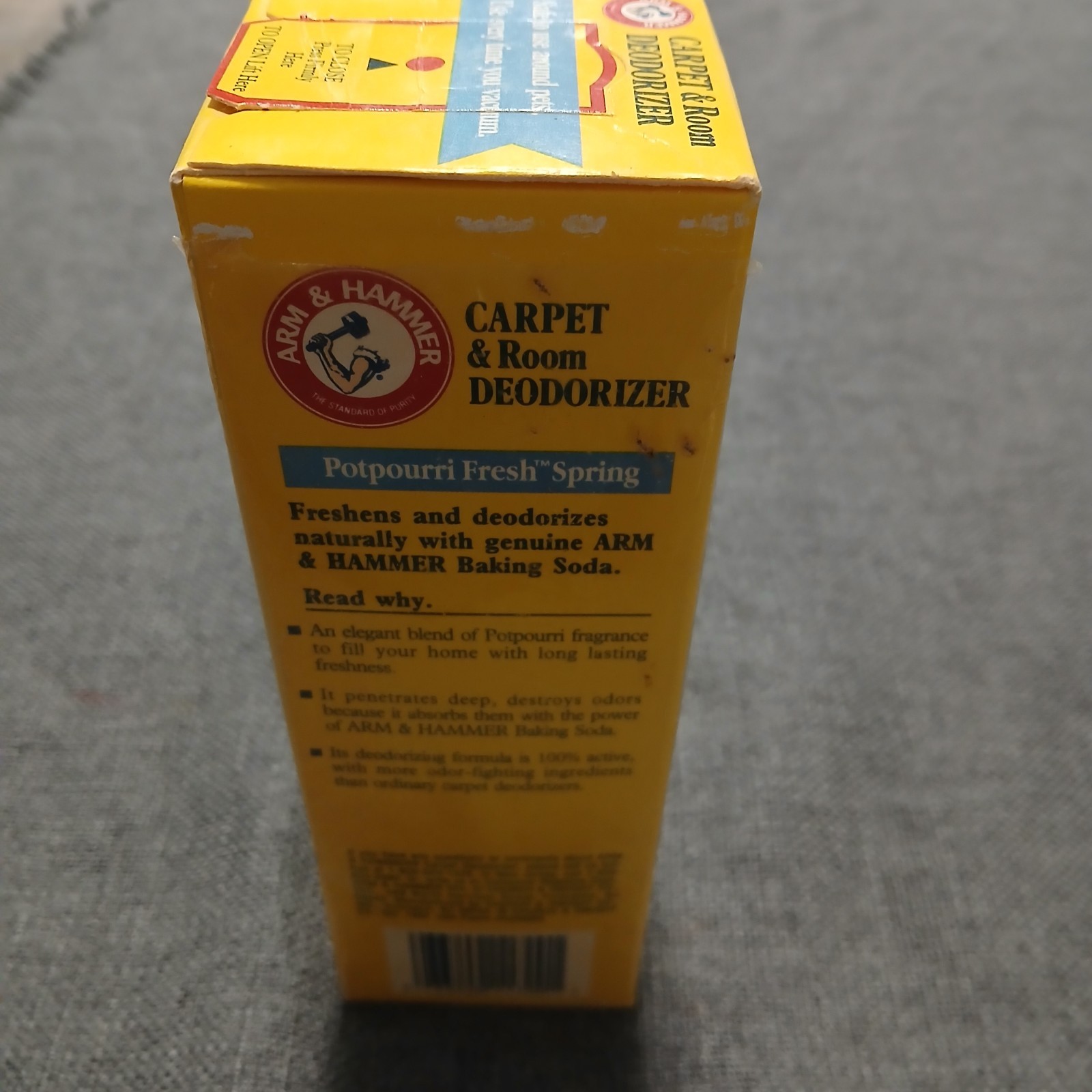 Vintage 1992 Arm & Hammer POTPOURRI FRESH SPRING Carpet Deodorizer NOS 21 Oz