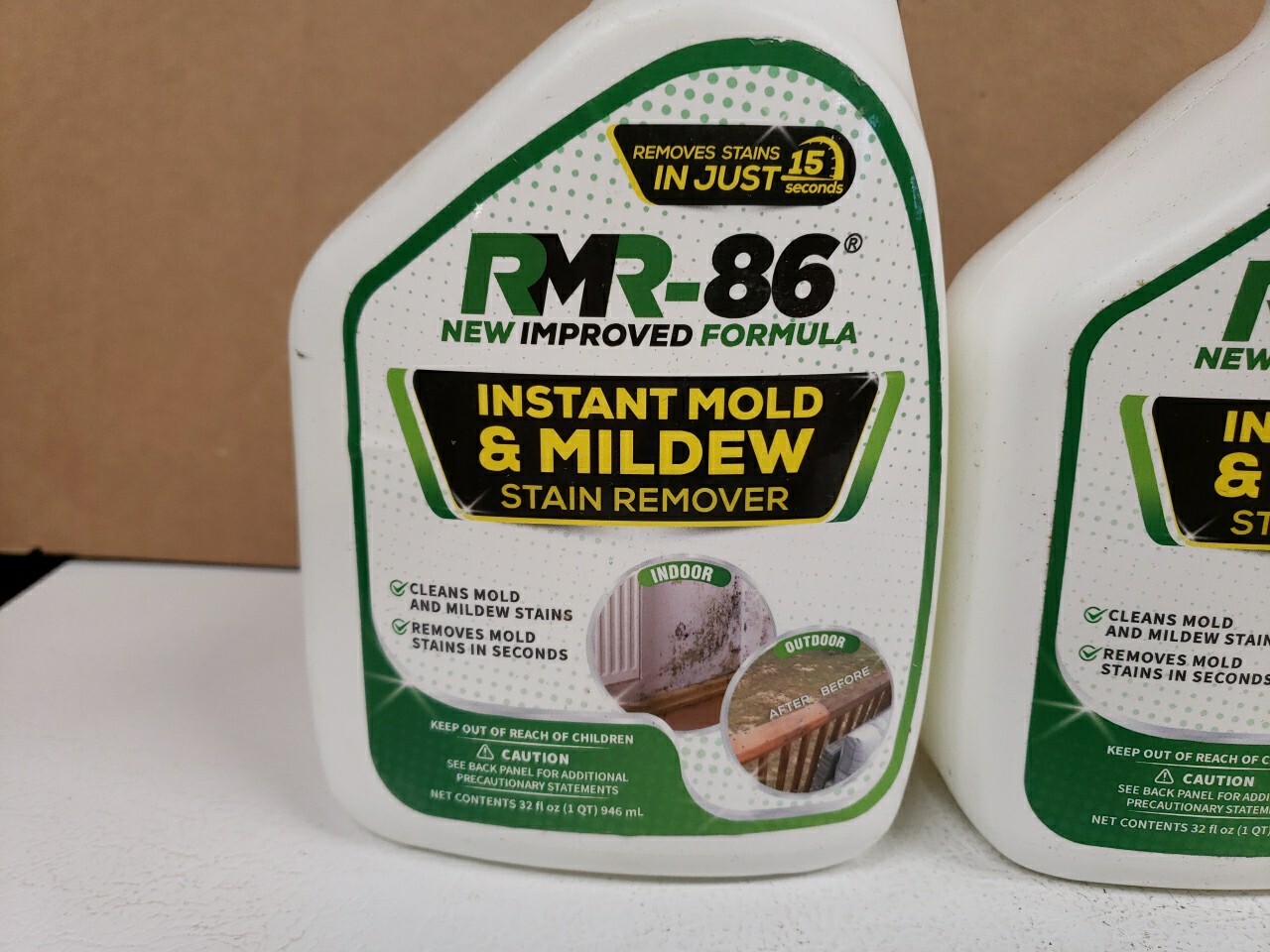 RMR-86 Instant Mold and Mildew Stain Remover Spray Refill 32fl Oz- LOT OF 2