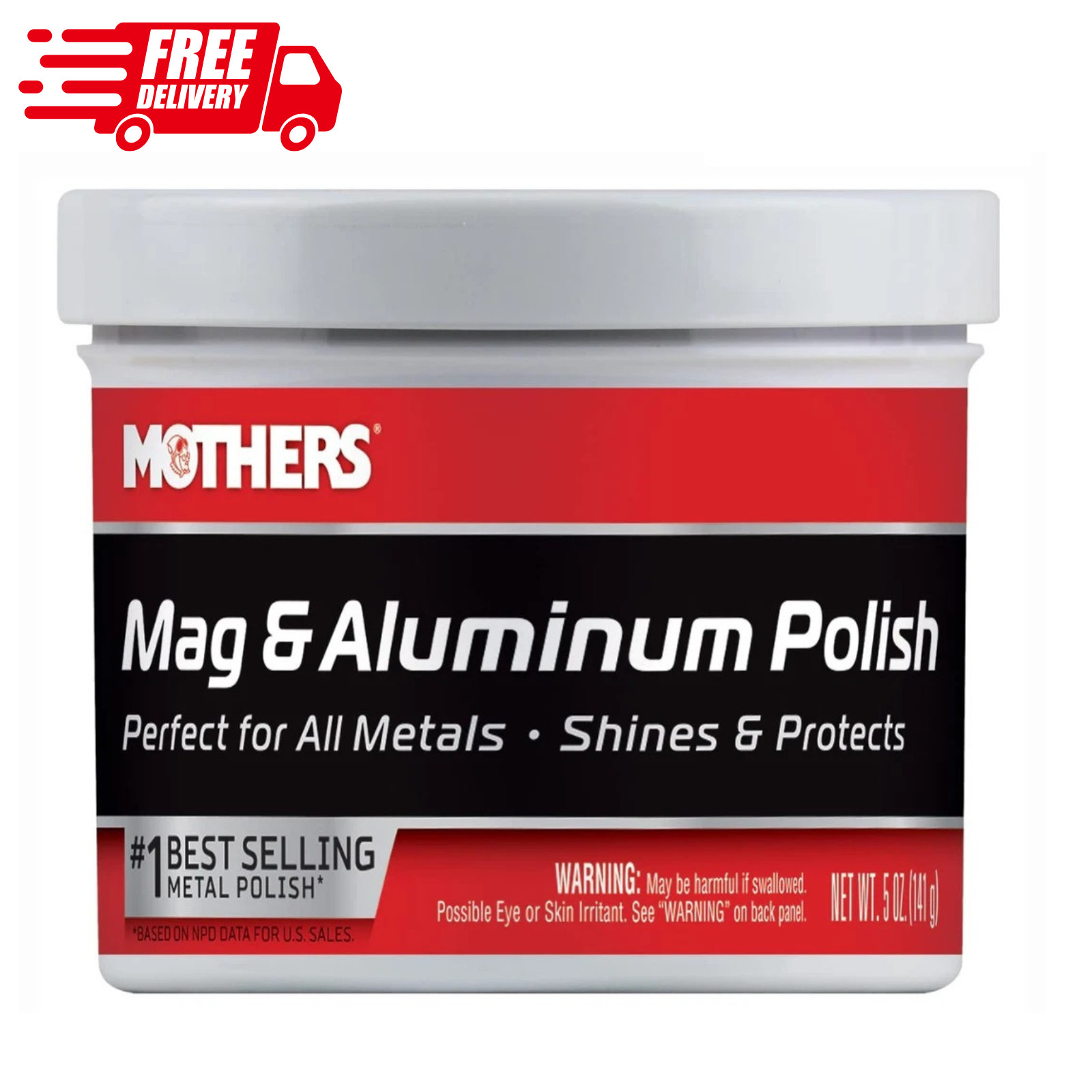 Mothers Mag and Aluminum Polish 5oz.