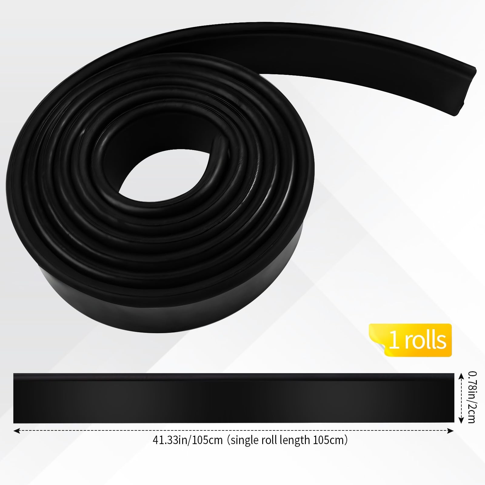 Premium Silicone Squeegee Rubber Replacement – 41in Roll