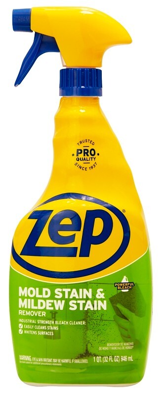 Zep Mold Stain and Mildew Stain Remover 32 oz Spray Bottle ZUMILDEW32
