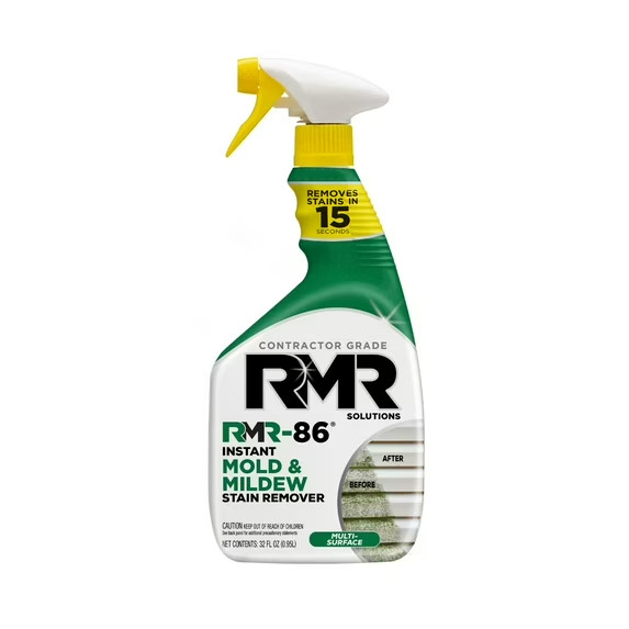 Mold & Mildew Stain Remover by RMR-86 32 fl oz – Contractor Grade Instant