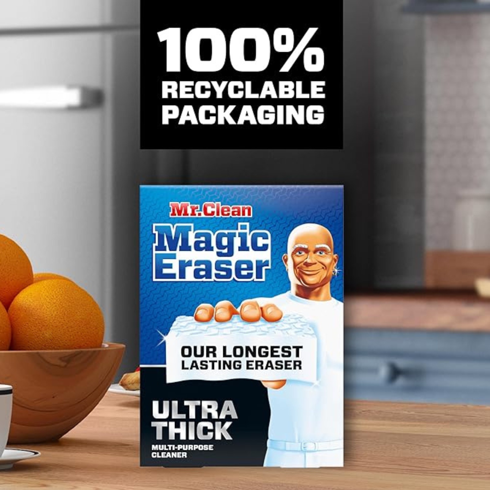 Mr. Clean Magic Eraser Original Cleaning Pad with Durafoam 1 Count Multi-Purpose